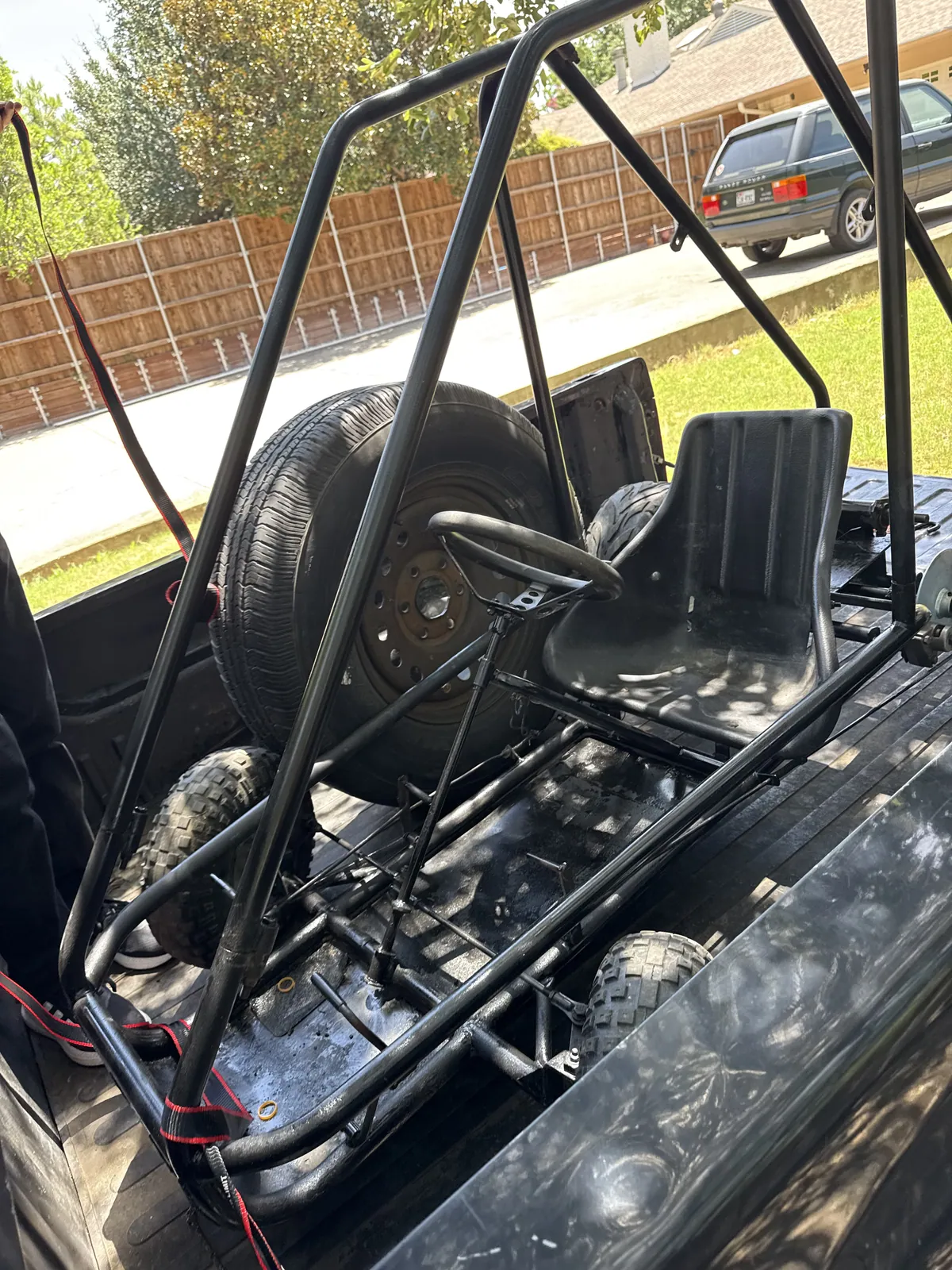 Go-kart frame and seat