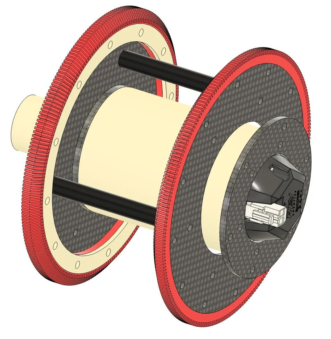 Rimfire flywheel CAD